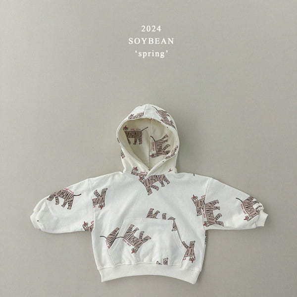 Soybean - Korean Children Fashion - #kidsstore - Growl Hoody Top Bottom Set - 10
