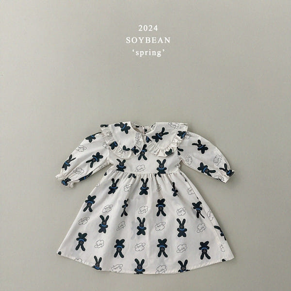 Soybean - Korean Children Fashion - #kidzfashiontrend - Rabbit Doll One-Piece - 8