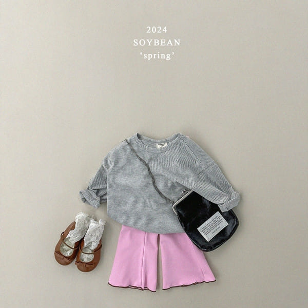 Soybean - Korean Children Fashion - #kidzfashiontrend - Terry Boots Cut Pants - 3