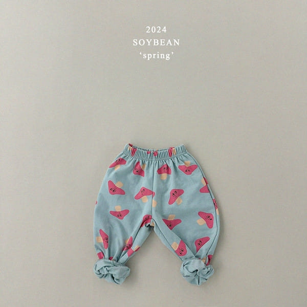 Soybean - Korean Children Fashion - #magicofchildhood - Collar Mushroom Top Bottom Set - 11