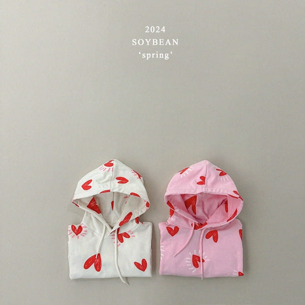 Soybean - Korean Children Fashion - #magicofchildhood - Heart Pew Pew Crop Hoody - 6
