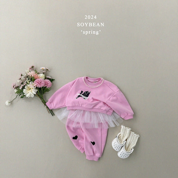 Soybean - Korean Children Fashion - #magicofchildhood - Ccoma Ballerina Top Bottom Set - 3