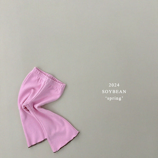 Soybean - Korean Children Fashion - #magicofchildhood - Terry Boots Cut Pants - 6