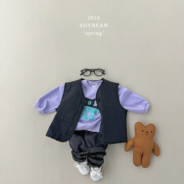 Soybean - Korean Children Fashion - #prettylittlegirls - Lolo Color Top Bottom Set - 5