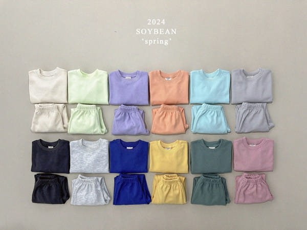 Soybean - Korean Children Fashion - #todddlerfashion - Spring Lollipop Top Bottom Set