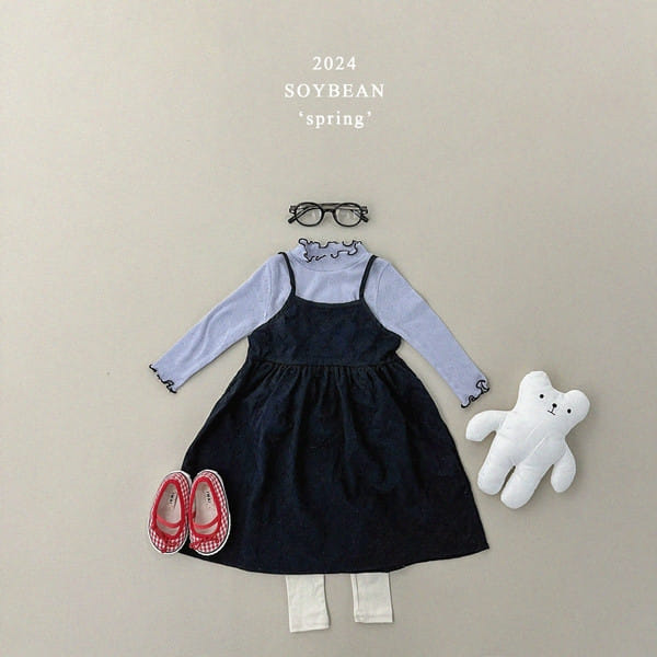 Soybean - Korean Children Fashion - #todddlerfashion - Heart Slim Tee - 4