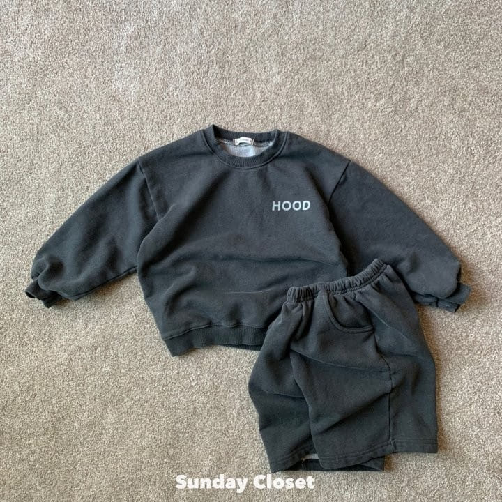 Sunday Closet - Korean Children Fashion - #childofig - Hood Shorts Top Bottom Set - 11