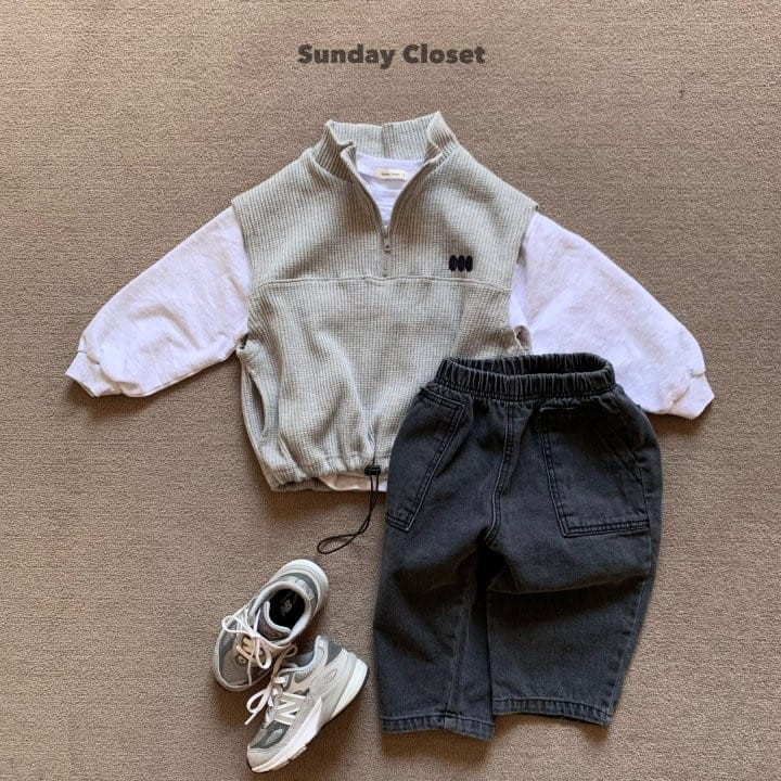 Sunday Closet - Korean Children Fashion - #childrensboutique - Pocket Balloon Denim - 7