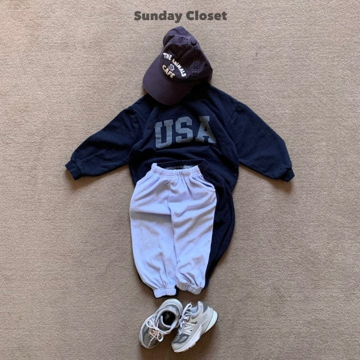 Sunday Closet - Korean Children Fashion - #childrensboutique - Terry Color Jogger - 2