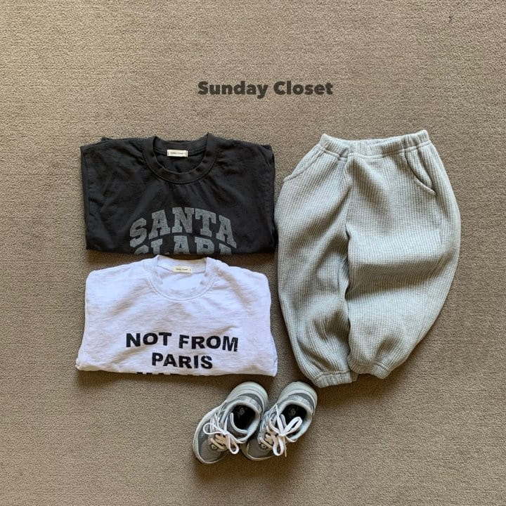 Sunday Closet - Korean Children Fashion - #discoveringself - Waffle Jogger - 5