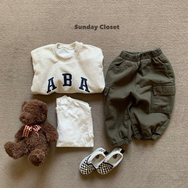 Sunday Closet - Korean Children Fashion - #designkidswear - Wide Slop Cargo Pants - 4