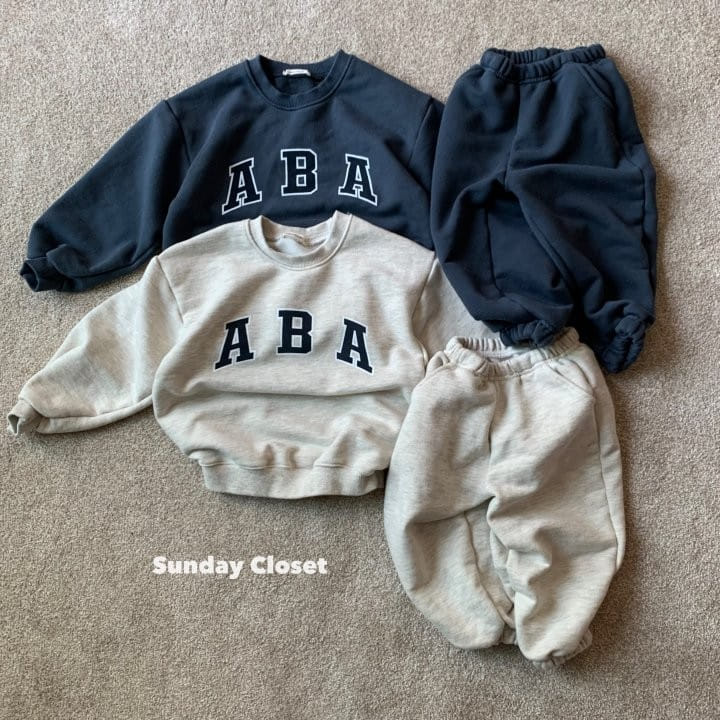 Sunday Closet - Korean Children Fashion - #kidsstore - ABA Top Bottom Set