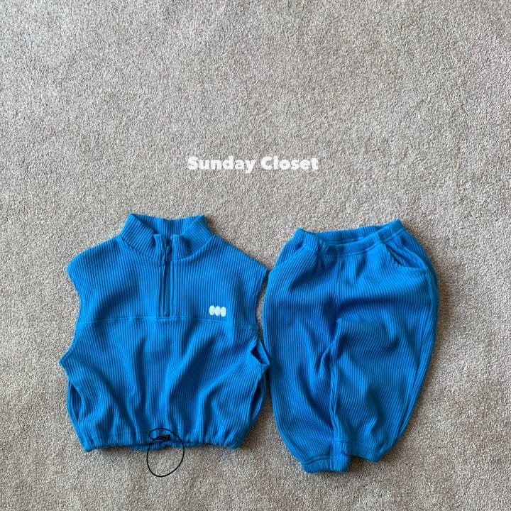 Sunday Closet - Korean Children Fashion - #kidsstore - Waffle Jogger - 8