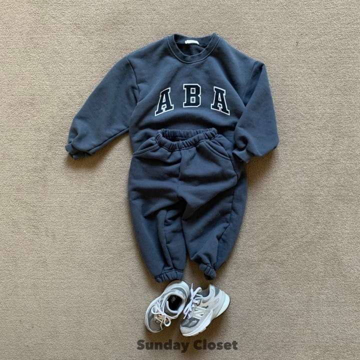 Sunday Closet - Korean Children Fashion - #magicofchildhood - ABA Top Bottom Set - 5