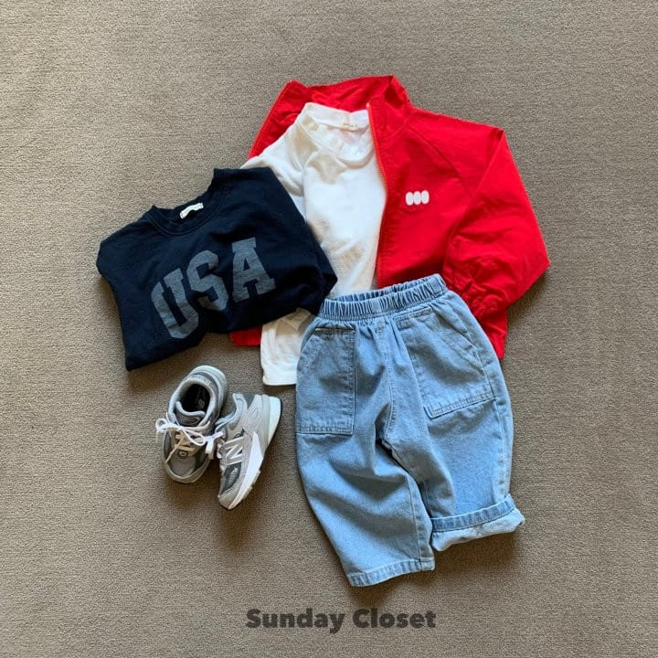 Sunday Closet - Korean Children Fashion - #stylishchildhood - Pocket Balloon Denim - 5