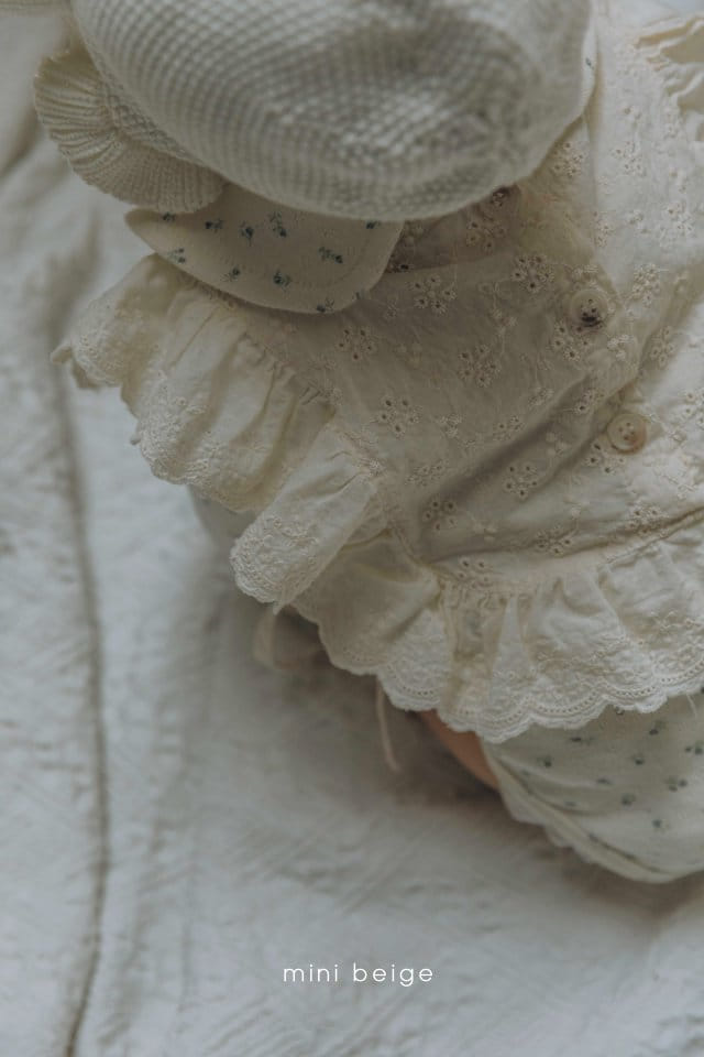 The Beige - Korean Baby Fashion - #onlinebabyshop - 24 Lace Cape - 6