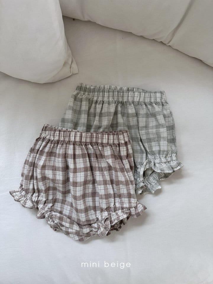 The Beige - Korean Baby Fashion - #onlinebabyshop - 24 Check Bloomers - 4