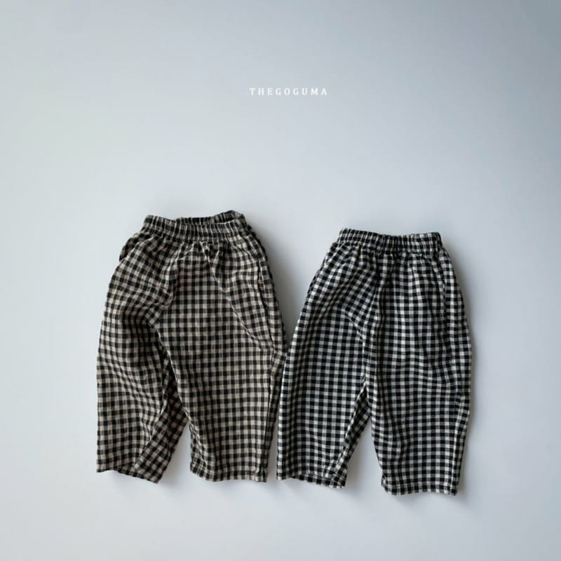 Thegoguma - Korean Children Fashion - #Kfashion4kids - Gogo Check Pants