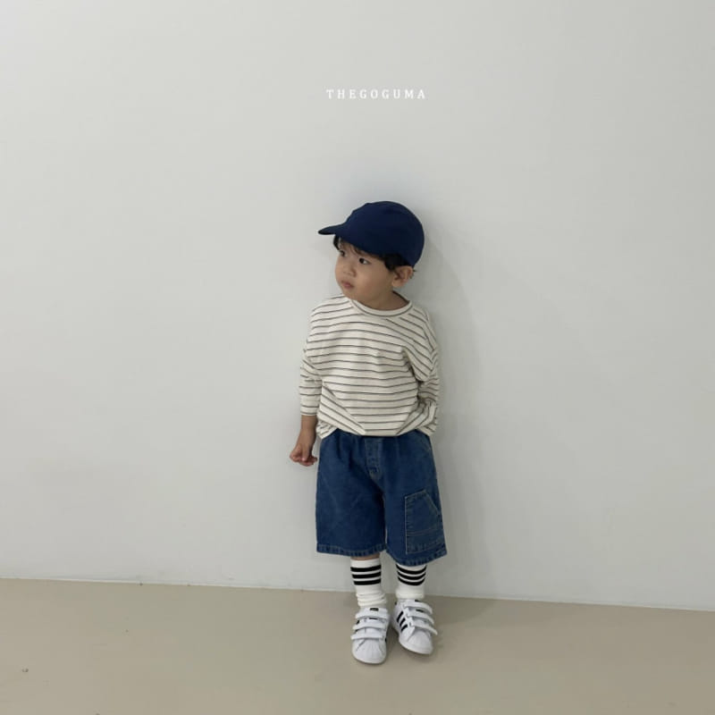 Thegoguma - Korean Children Fashion - #Kfashion4kids - Once Pocket Denim Pants - 6