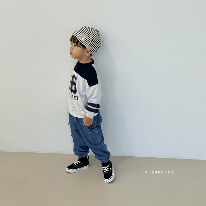 Thegoguma - Korean Children Fashion - #childrensboutique - River Denim Gunbbang Jogger Pants - 4