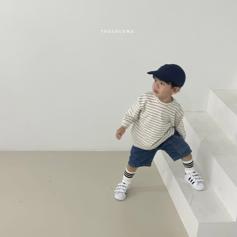 Thegoguma - Korean Children Fashion - #kidzfashiontrend - Once Pocket Denim Pants - 5