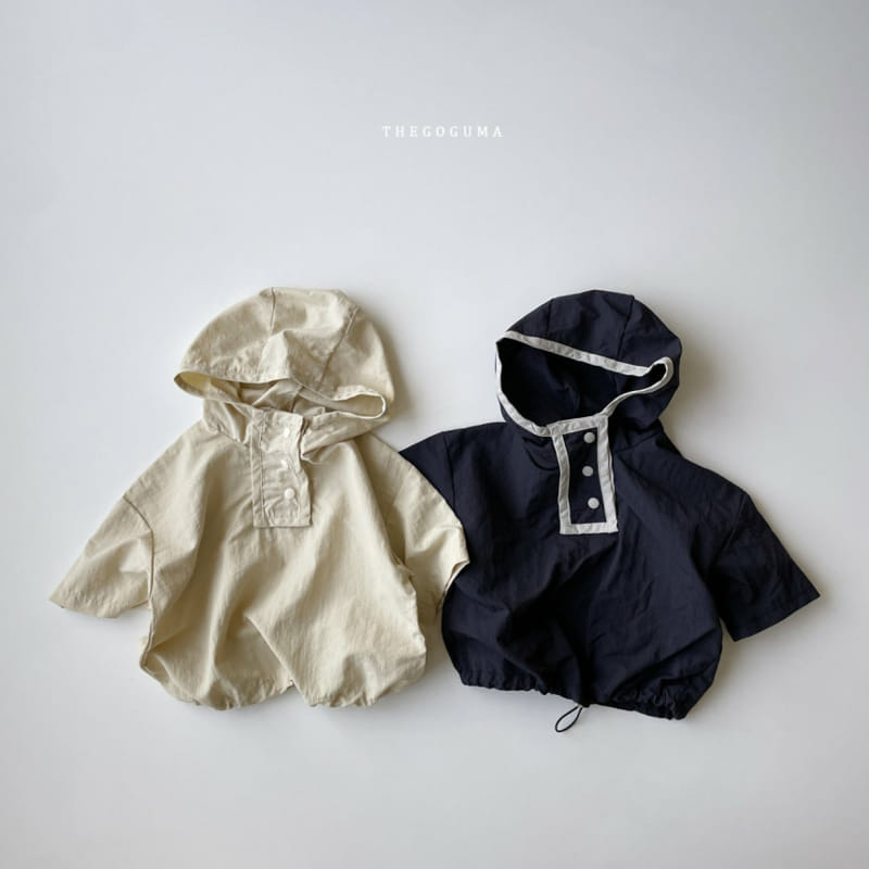 Thegoguma - Korean Children Fashion - #prettylittlegirls - Hoody Anorak Tee