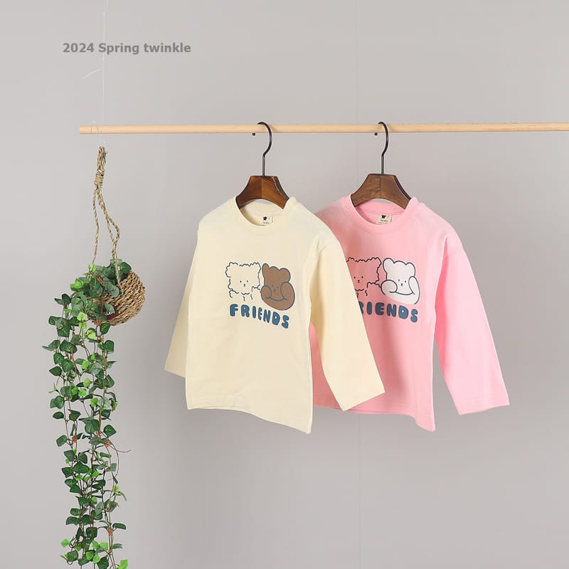 Twinkle - Korean Children Fashion - #Kfashion4kids - Friends Bear Tee - 5