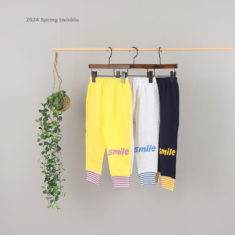Twinkle - Korean Children Fashion - #childofig - St Smile Jogger Pants - 3