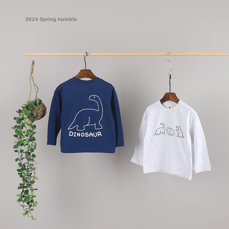 Twinkle - Korean Children Fashion - #childrensboutique - Dino Tee - 5