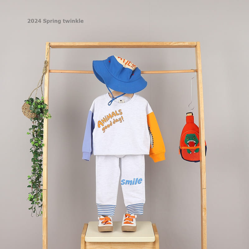 Twinkle - Korean Children Fashion - #discoveringself - St Smile Jogger Pants - 7