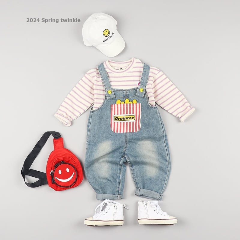 Twinkle - Korean Children Fashion - #discoveringself - Potato Denim Overalls - 6