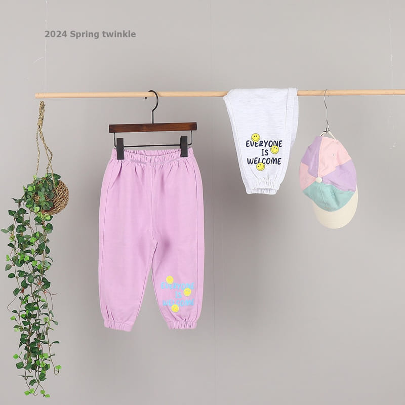 Twinkle - Korean Children Fashion - #discoveringself - Welcome Jogger Pants - 5
