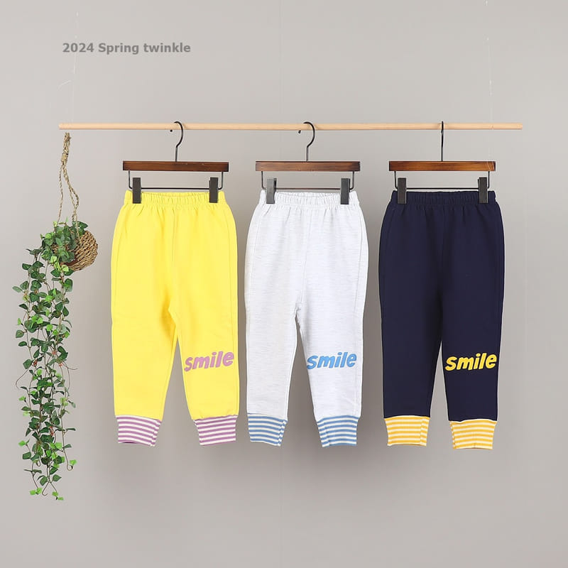 Twinkle - Korean Children Fashion - #minifashionista - St Smile Jogger Pants