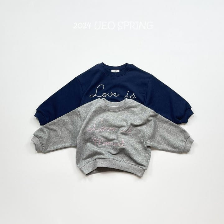 U Eo - Korean Children Fashion - #childofig - Love Is Sweatshirt - 2