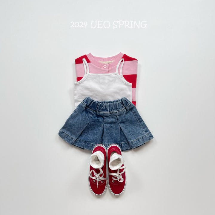 U Eo - Korean Children Fashion - #kidsshorts - One Plus One Basic Sleeveless Set - 5