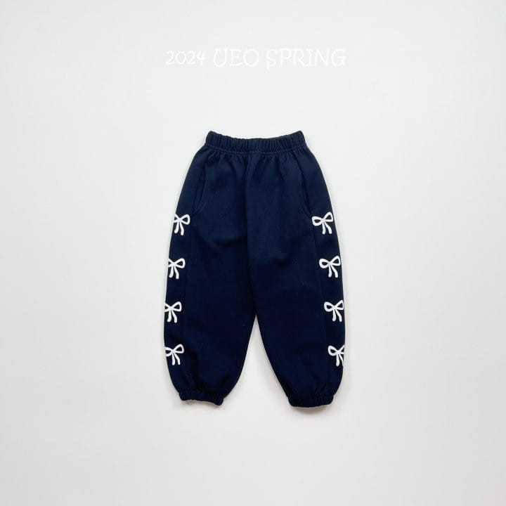 U Eo - Korean Children Fashion - #prettylittlegirls - Lovely Ribbon Jogger Pants - 5