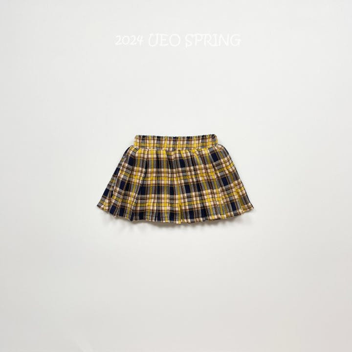 U Eo - Korean Children Fashion - #stylishchildhood - School Girl Check Skirt - 3