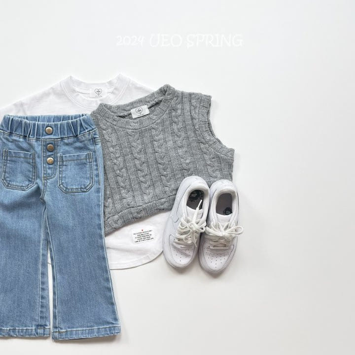 U Eo - Korean Children Fashion - #todddlerfashion - Label Layered Tee - 9