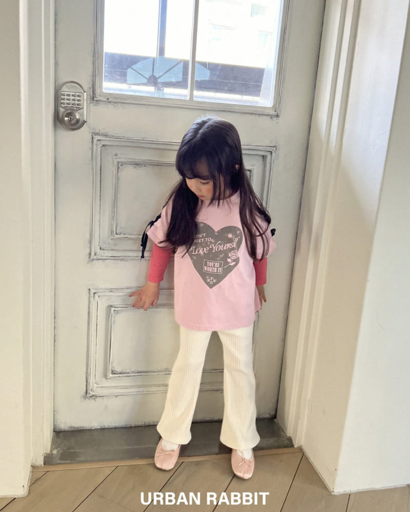 Urban Rabbit - Korean Children Fashion - #childofig - Button Rib Boots Cut Pants - 9