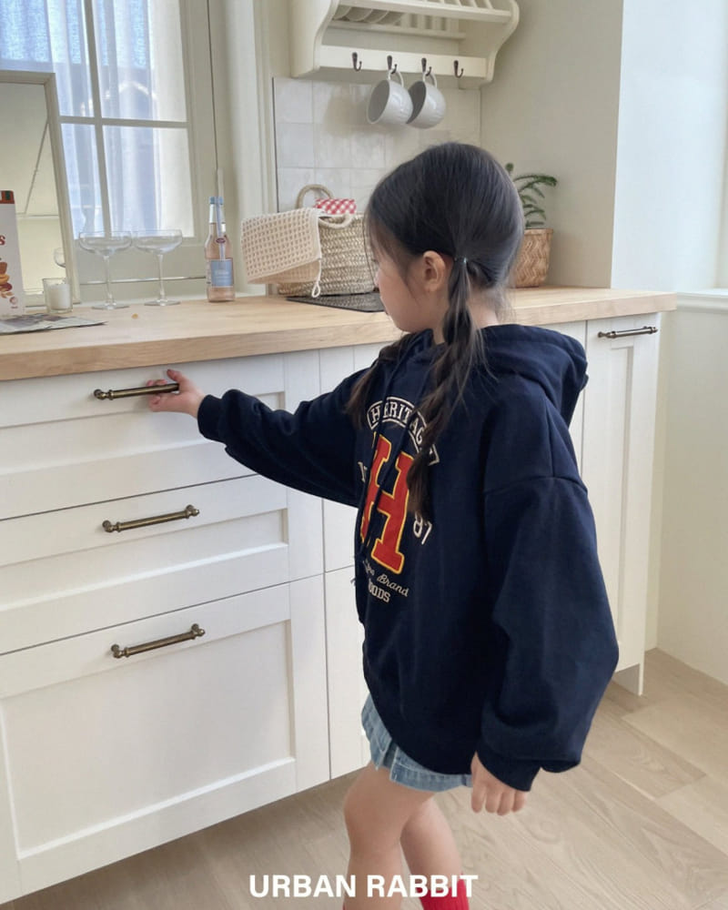 Urban Rabbit - Korean Children Fashion - #childrensboutique - H Appliaue Hoody  - 5