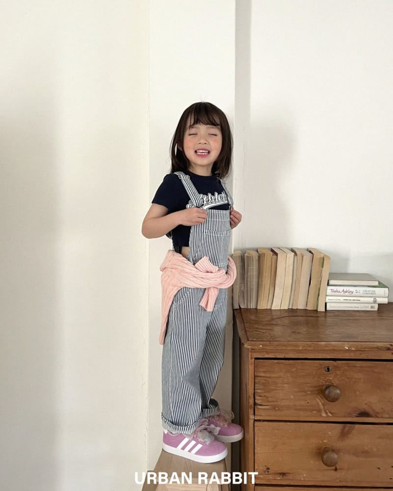 Urban Rabbit - Korean Children Fashion - #childofig - Babe Denim Overalls - 4