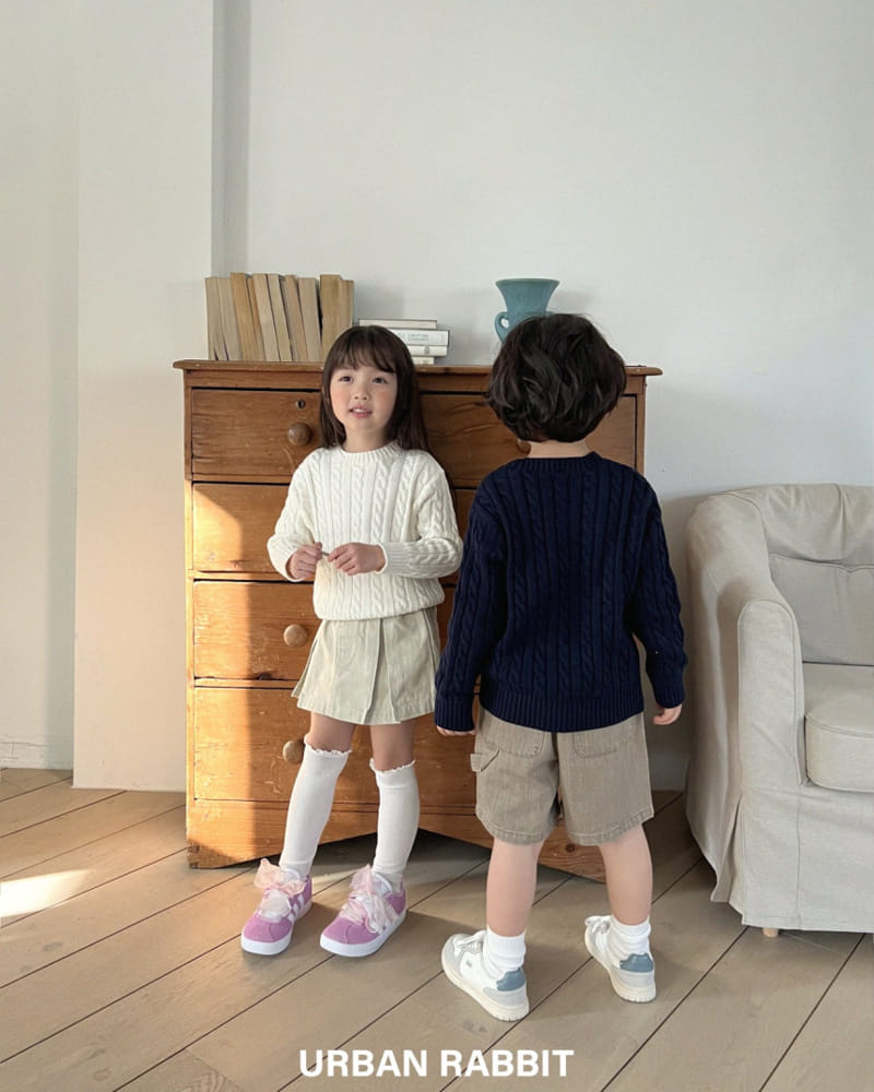 Urban Rabbit - Korean Children Fashion - #littlefashionista - Cable Knit - 2