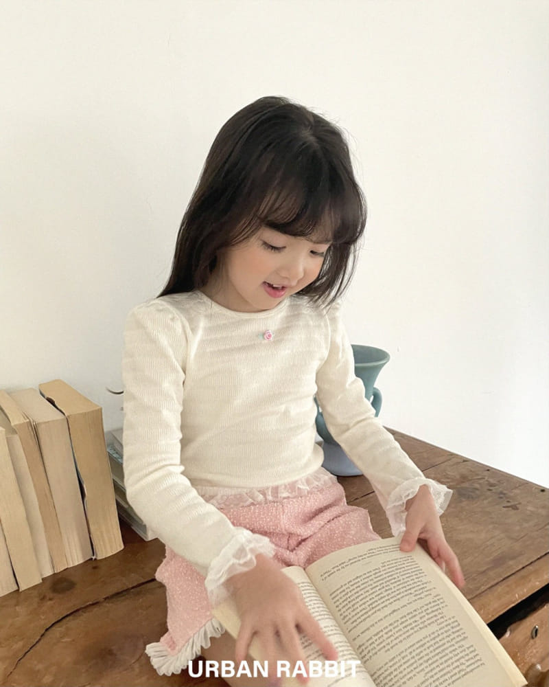 Urban Rabbit - Korean Children Fashion - #minifashionista - Rose Lace Tee - 3