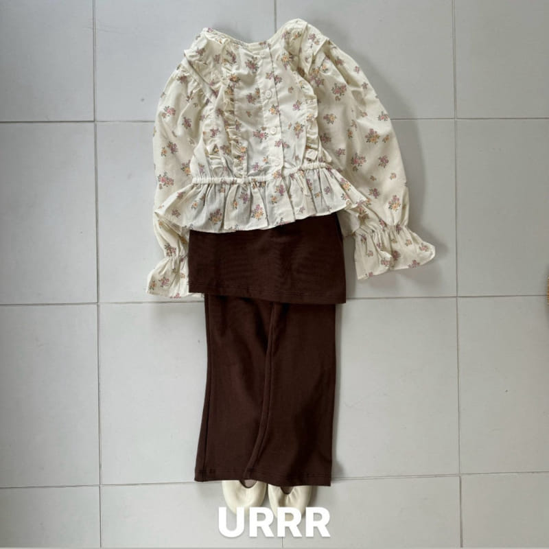 Urrr - Korean Children Fashion - #Kfashion4kids - Fore Frill Blouse - 5