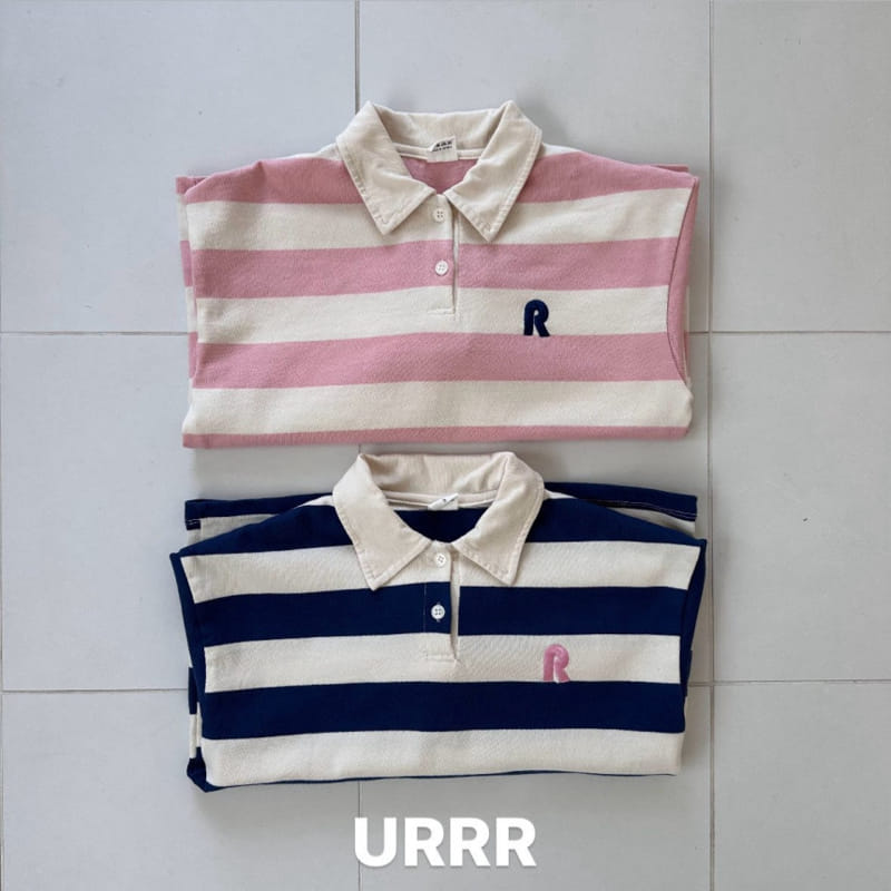 Urrr - Korean Children Fashion - #todddlerfashion - Retro Collar Tee - 2