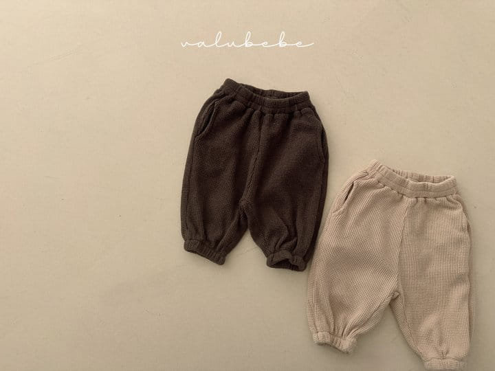 Valu Bebe - Korean Baby Fashion - #babyclothing - Waffle Jogger Pants