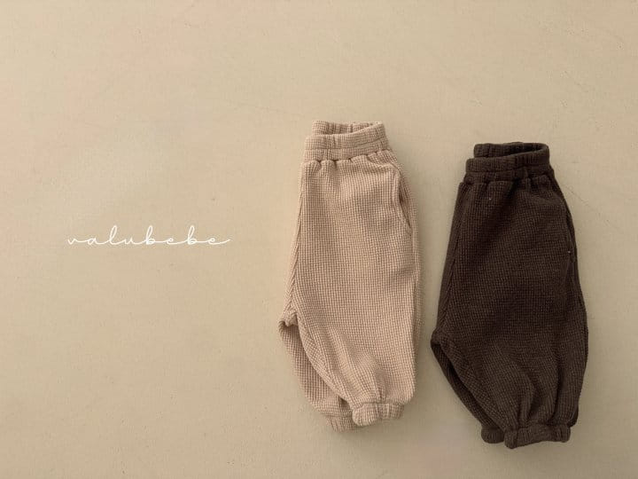 Valu Bebe - Korean Baby Fashion - #babyfever - Waffle Jogger Pants - 3