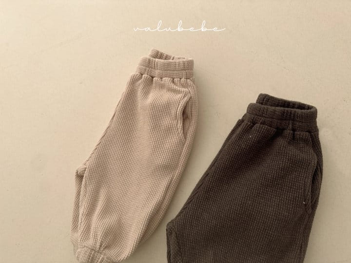 Valu Bebe - Korean Baby Fashion - #babyfever - Waffle Jogger Pants - 4