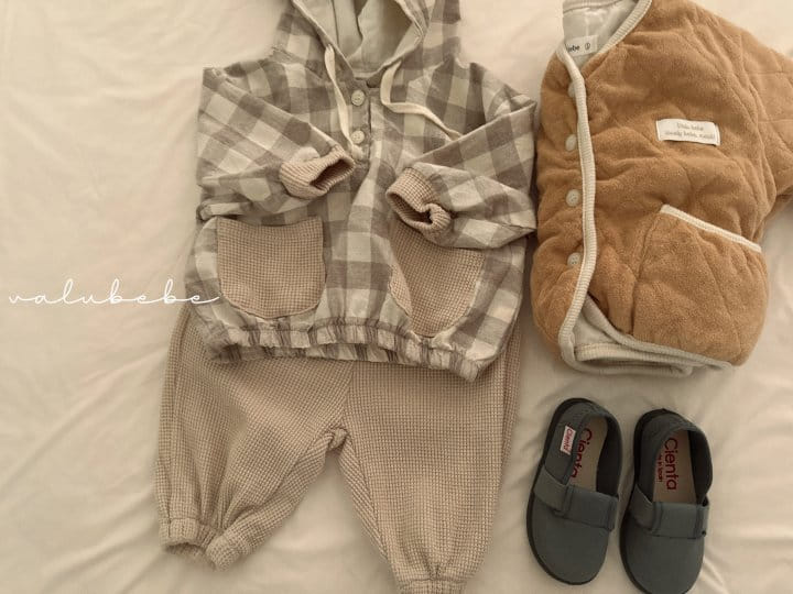 Valu Bebe - Korean Baby Fashion - #babyoninstagram - Waffle Jogger Pants - 6