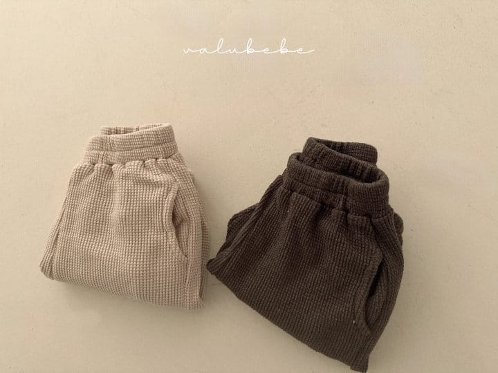 Valu Bebe - Korean Baby Fashion - #babyoutfit - Waffle Jogger Pants - 8